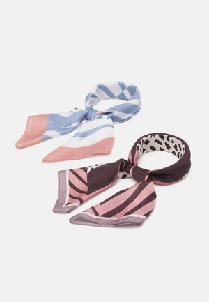 2 PACK - Skjerf - multi-coloured/blue/pink