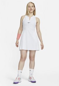 Nike Performance - DRESS - Urheilumekko - white/black Pienoiskuva 1