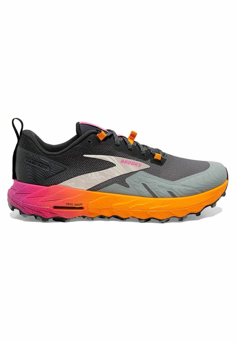 Brooks CASCADIA 17 - Trail hardloopschoenen - primer ebony oriole