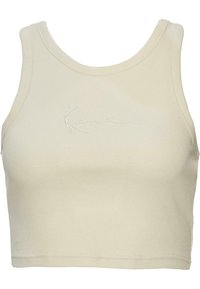 SMALL SIGNATURE RACER  - Top - off white