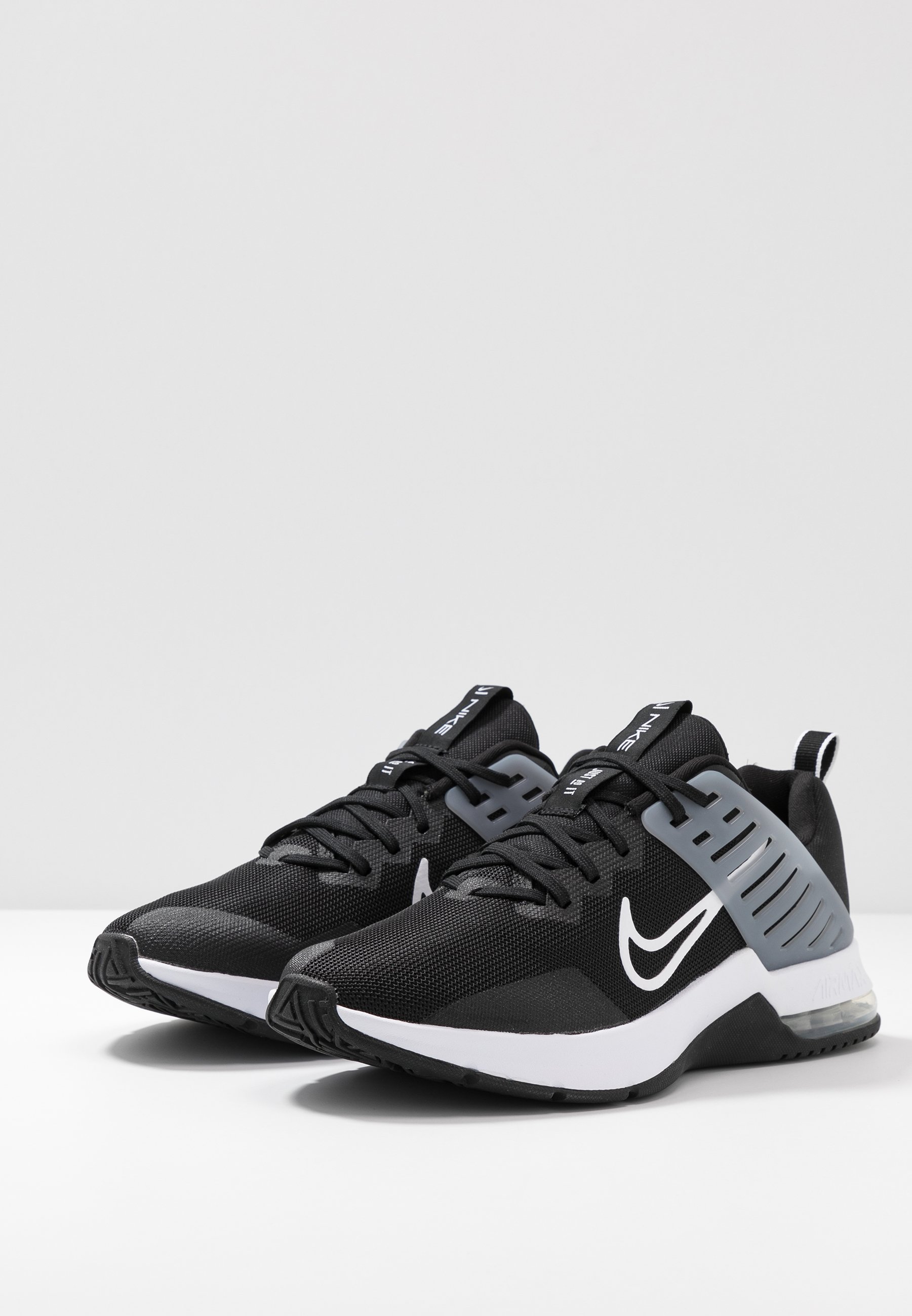 Nike Performance AIR MAX ALPHA TRAINER 3 - Sportschoenen - black/white/wolf  grey/Zwart - Zalando.nl