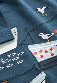 Next APPLIQUÉ TRANSPORT SHORT SLEEVE - REGULAR FIT - Apdrukāts T-krekls - navy blue