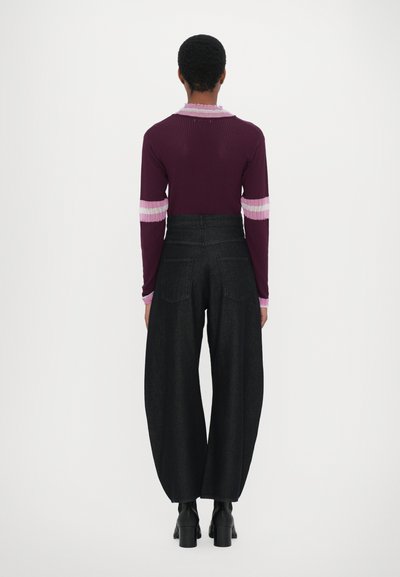 Henrik Vibskov SHADE PANTS - Széles szárú - dark denim