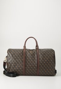 PISA DOUBLE ZIP - Sac week-end - brown/ochre/burgundy