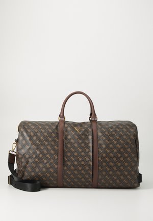 PISA DOUBLE ZIP - Viikonloppukassi - brown/ochre/burgundy