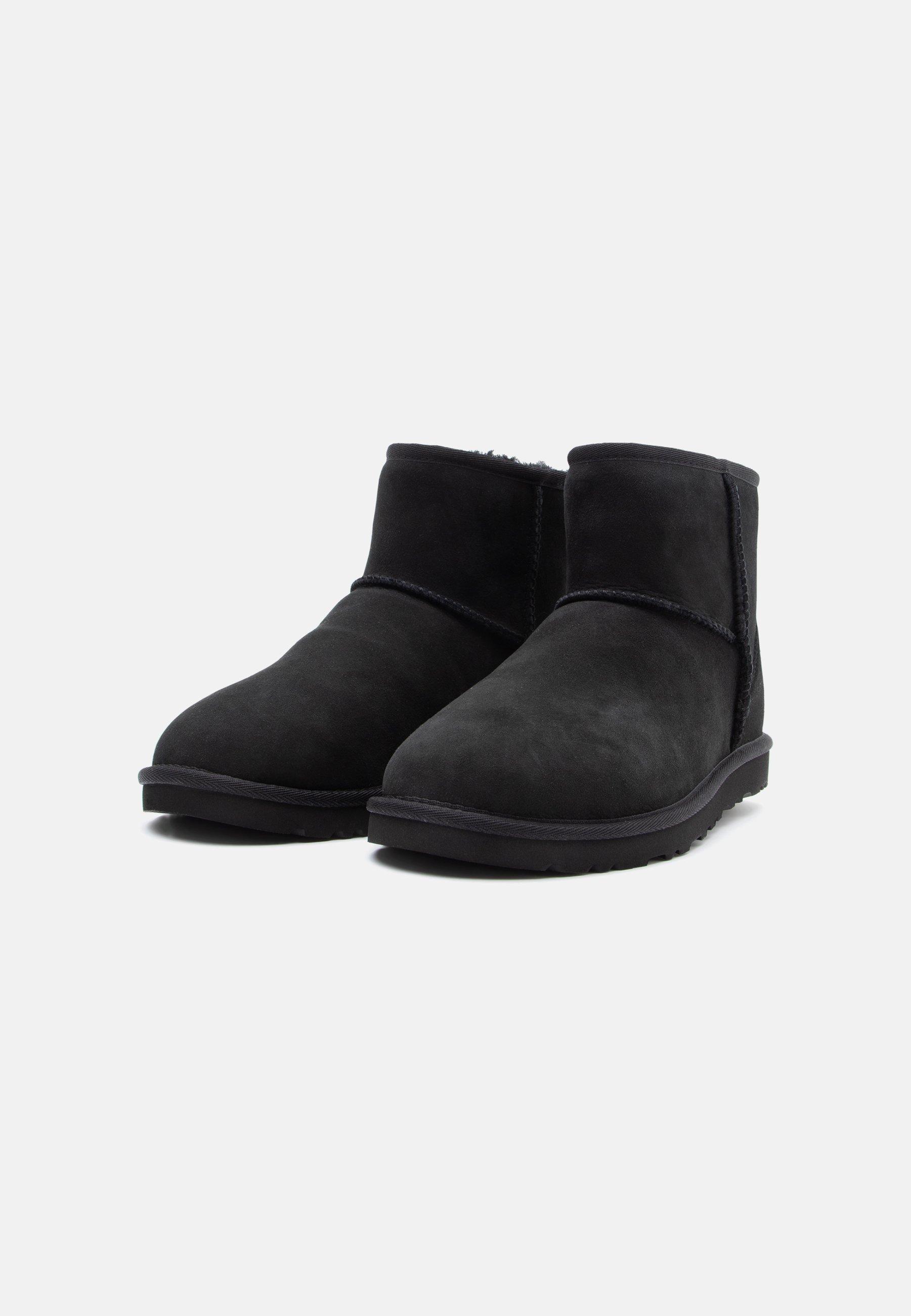 UGG CLASSIC MINI UNISEX - Winter boots - black - Zalando.ie