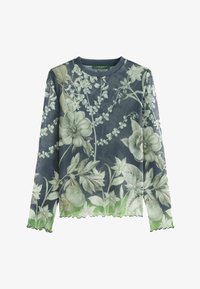 Vybrané, navy and ecru floral