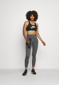 Nike Performance ONE - Leggingek - iron grey/white