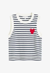 Ausgewählt, cream navy true red