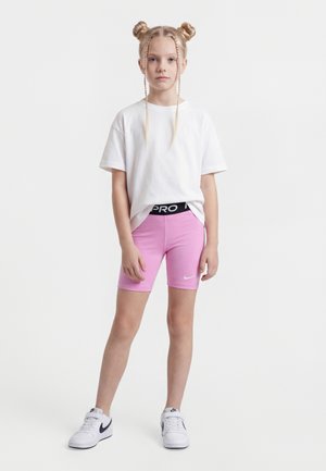 Nike Performance PRO DRY FIT UNISEX - Sportiniai šortai - magenta/black/white