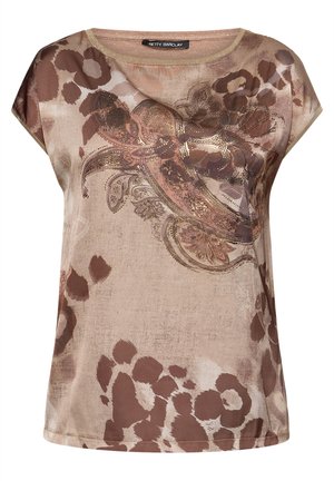 Betty Barclay, BETTY BARCLAY MIT AUFDRUCK BLUSENSHIRT - Blouse - brown red