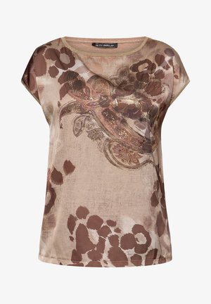 Betty Barclay, BETTY BARCLAY MIT AUFDRUCK BLUSENSHIRT - Blouse - brown red