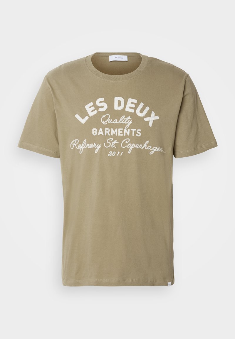 Les Deux T-shirt print groen