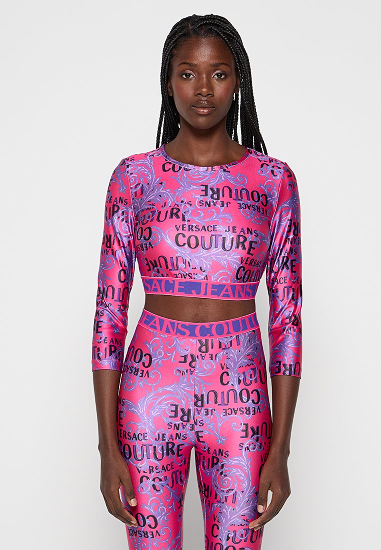 Versace Jeans Couture Longsleeve donkerroze