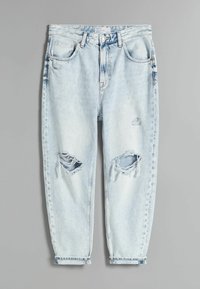 Bershka Džíny Relaxed Fit - light blue