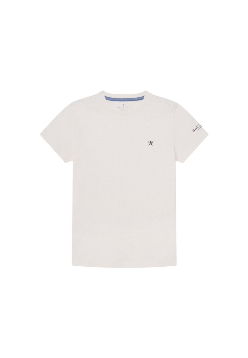 Hackett London SMALL LOGO TEE  - T-shirts basic - off white