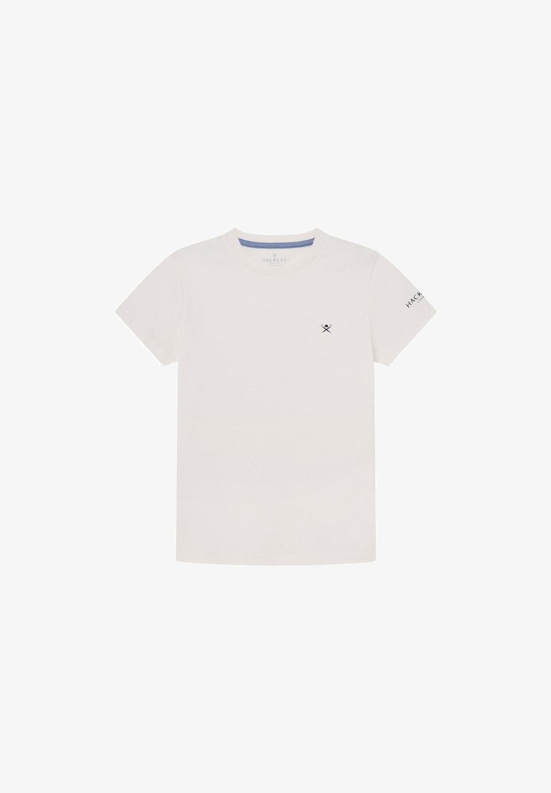 Hackett London SMALL LOGO TEE - T-shirt basic - off white