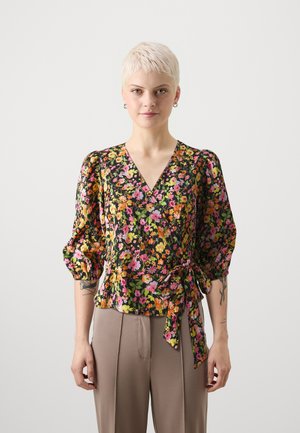 VMPAGE WRAP - Blouse - black