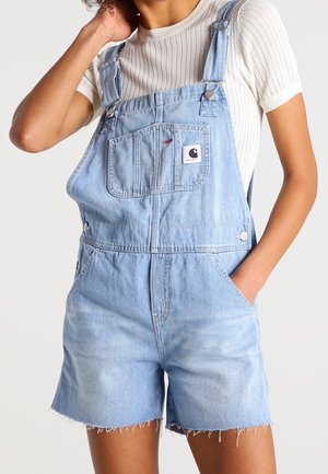 Latzhose - blue denim