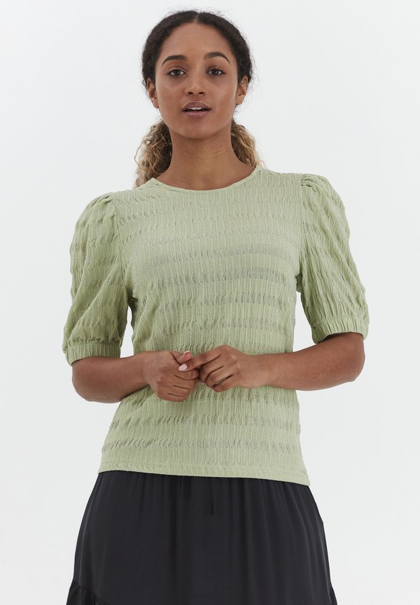 BYSANNY - Print T-shirt - grün