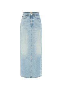Guess WENONA BACK SPLIT - Falda larga - blau