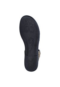 Černá gumová podrážka s květinovým vzorem. Unikátní tvar s zakřiveným okrajem. Má horní část se vzorem leopardí srsti a velikost označenou jako 39.