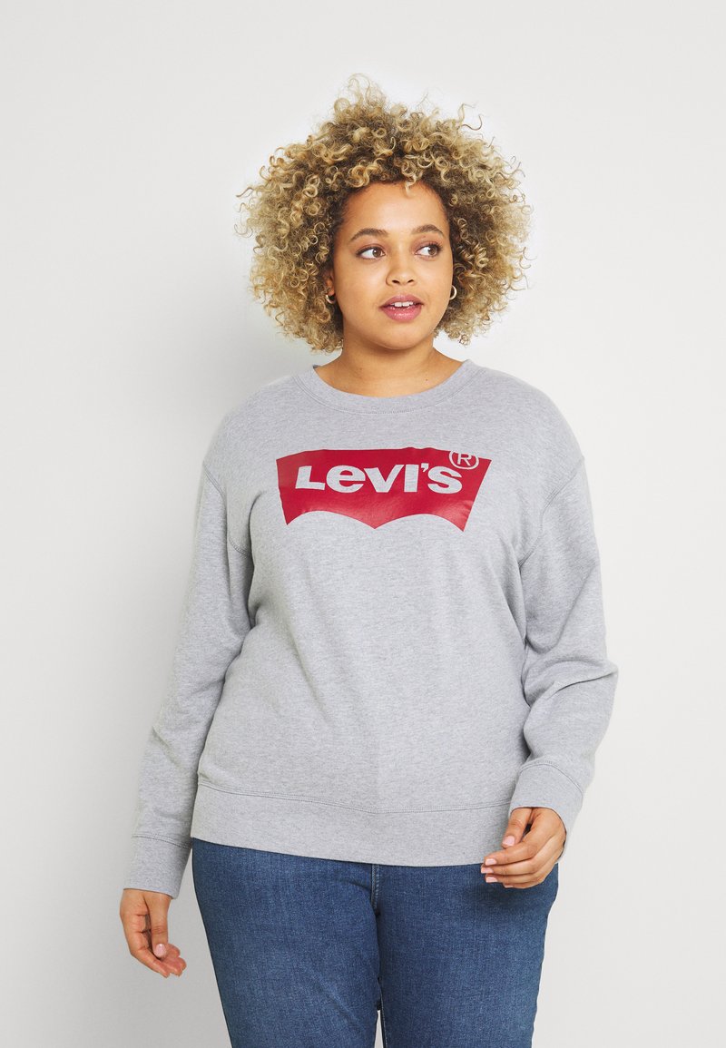 Levi's® Plus - GRAPHIC STANDARD CREW - Felpa - heather grey, Ingrandire