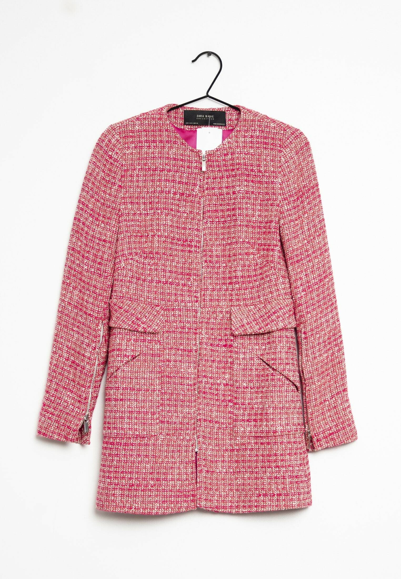 Zara Manteau court pink/rose (Seconde main) ZALANDO