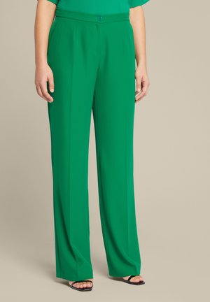 DRITTI IN TESSUTO STRETCH - Pantaloni - verde