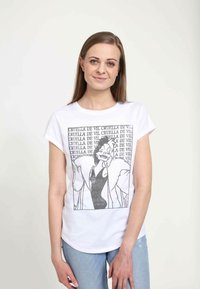 Disney 101 DALMATIANS CRUELLA DE VIL - Triko s potiskem - white