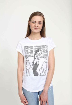 101 DALMATIANS CRUELLA DE VIL - T-shirt print - white