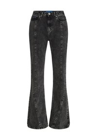 Jean flare - stone washed black