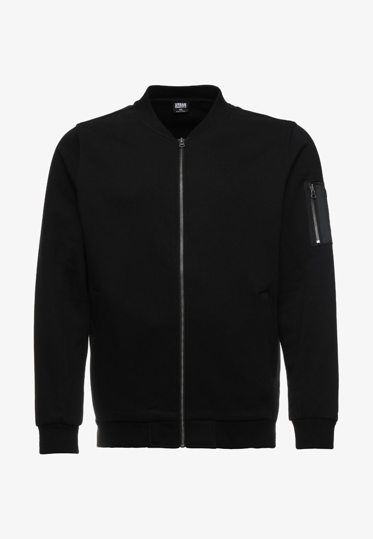 Urban Classics BOMBER JACKET Sudadera con cremallera black