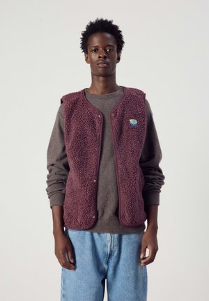 American Vintage HOKTOWN - Vest - bordeaux chine