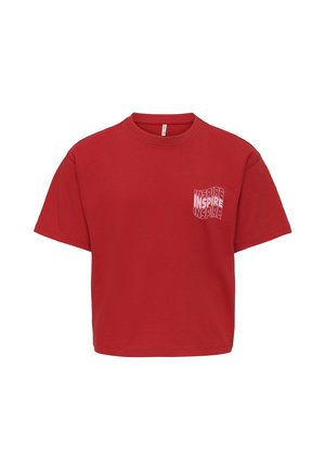 ONLY T-shirt imprimé - rouge