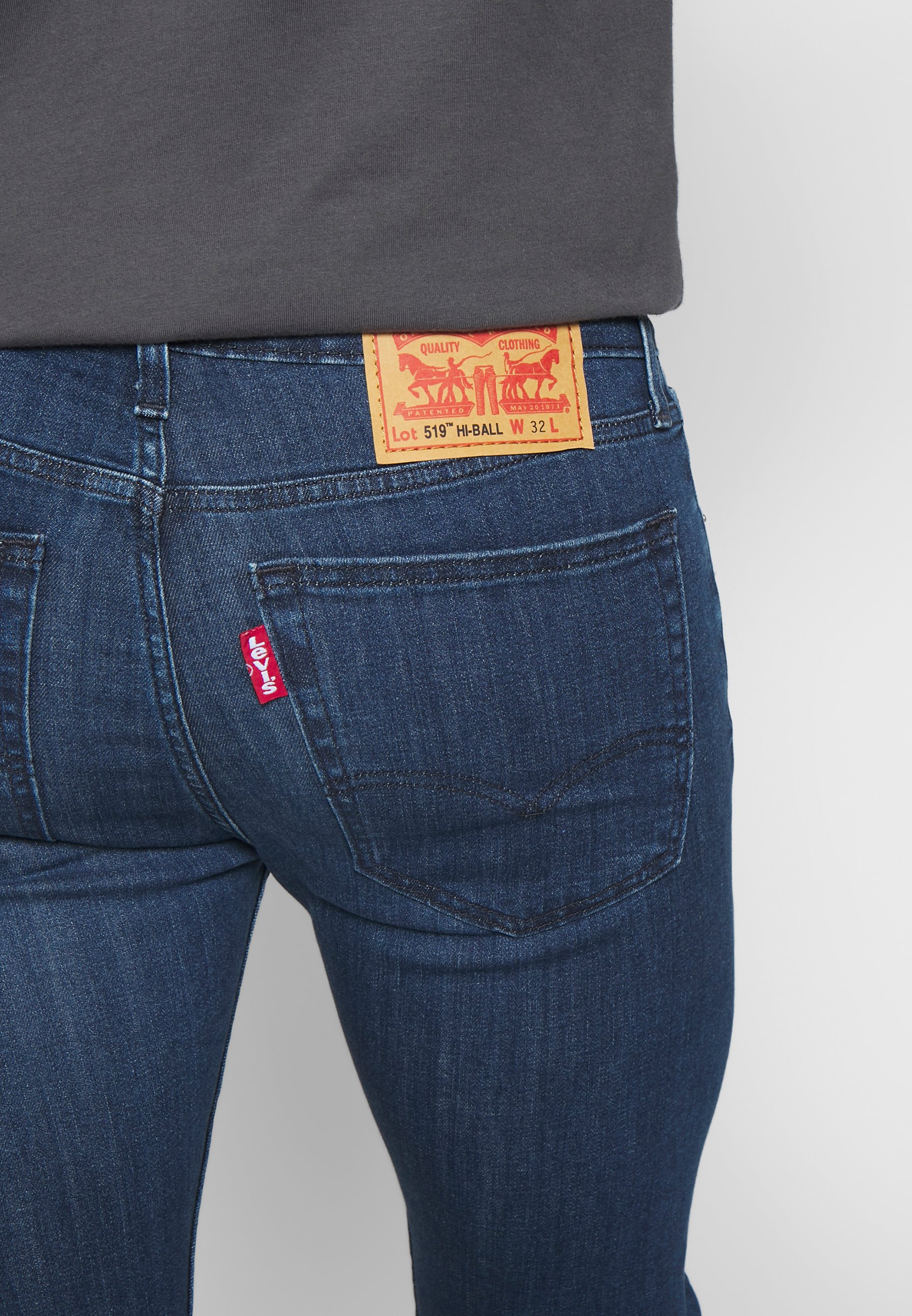 Levi's® 519™ EXT SKINNY HI-BALLB - Jeans Skinny Fit - myers day/Blauw  denim/bluedenim - Zalando.nl