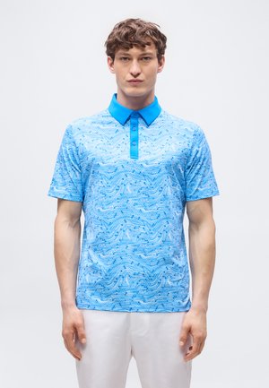 HEX MARBLE - Polo - brilliant blue