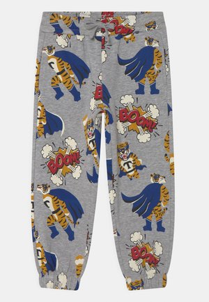 TROUSERS SUPER HERO - Tracksuit bottoms - grey melange