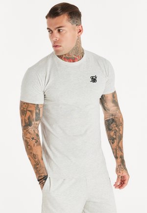 SHORT SLEEVE GYM TEE - T-shirt basic - snow marl