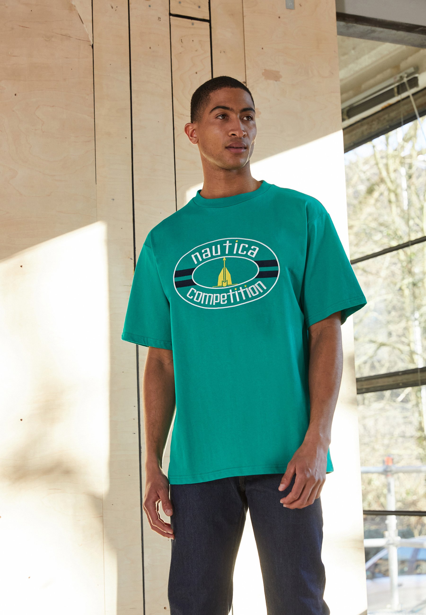 nautica green shirt