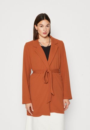 Pieces PCNORA COATIGAN - Κοντό παλτό - mocha bisque
