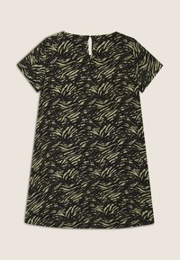 Freddy MIDI  ANIMALIER CON MANICHE CORTE - Vestido informal - green zebra animalier