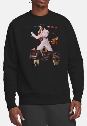 Cotton Soul, ELVIS PRESLEY HIT THE LIGHTS - Sweatshirt - black