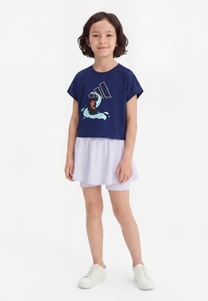 adidas Performance, LITTLE GIRL DISNEY VAIANA SET - Camiseta deportiva - dark blue/semi frozen lemon