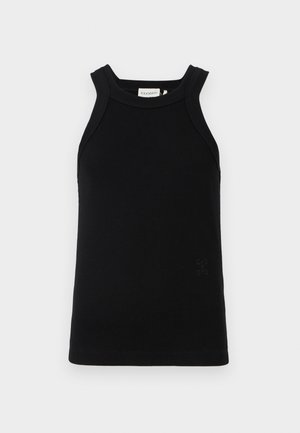 CLOSED RACER TANK - Top - black