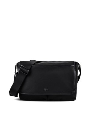 Lacoste, LACOSTE EVERYDAY MESSENGER BAG UNISEX - Sac bandoulière - noir