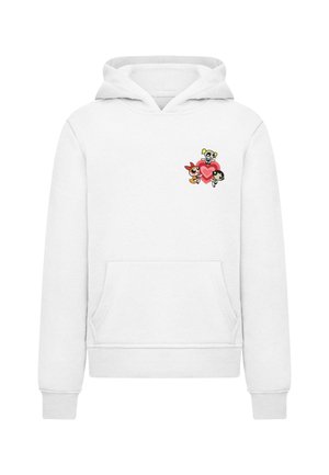 Felpa con cappuccio - white