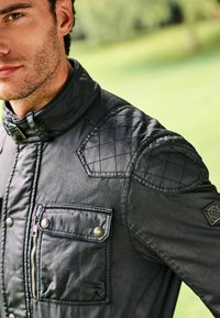 Next BIKER - Mākslīgās ādas jaka - black