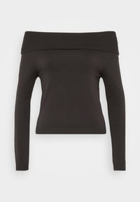 VMMERCURY OFF SHOULDER - Džemperis - chocolate torte