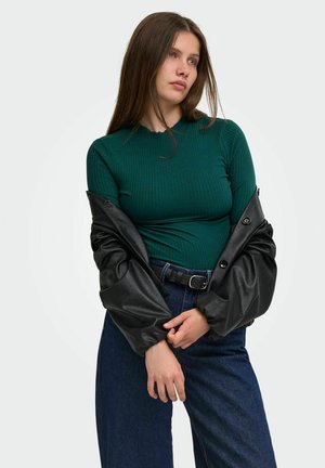 ONLY, ONLEMMA L/S HIGH NECK TOP NOOS JRS - T-shirt à manches longues - june bug